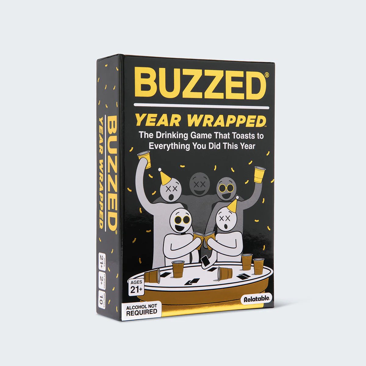 Buzzed Year Wrapped by Relatable | A New Year’s Eve Drinking Game